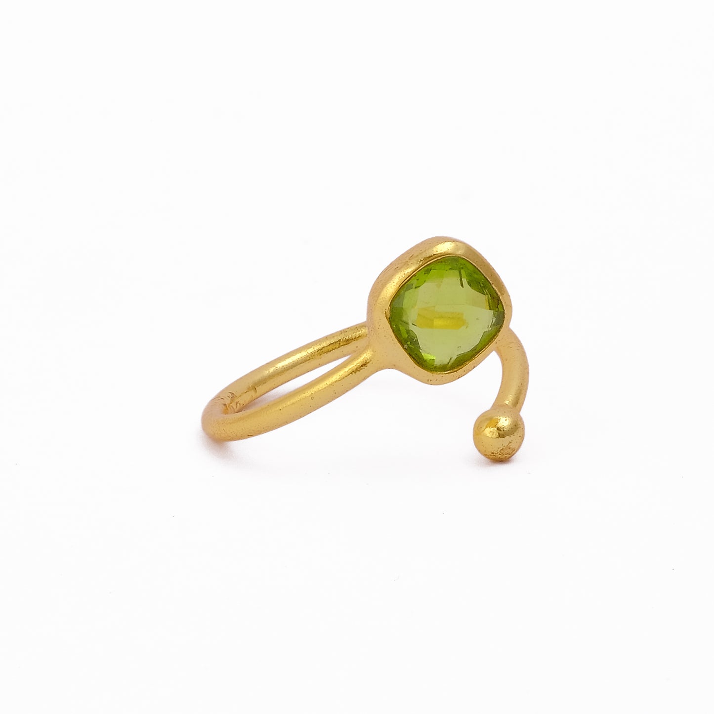 Peridot Open Wrap Ring