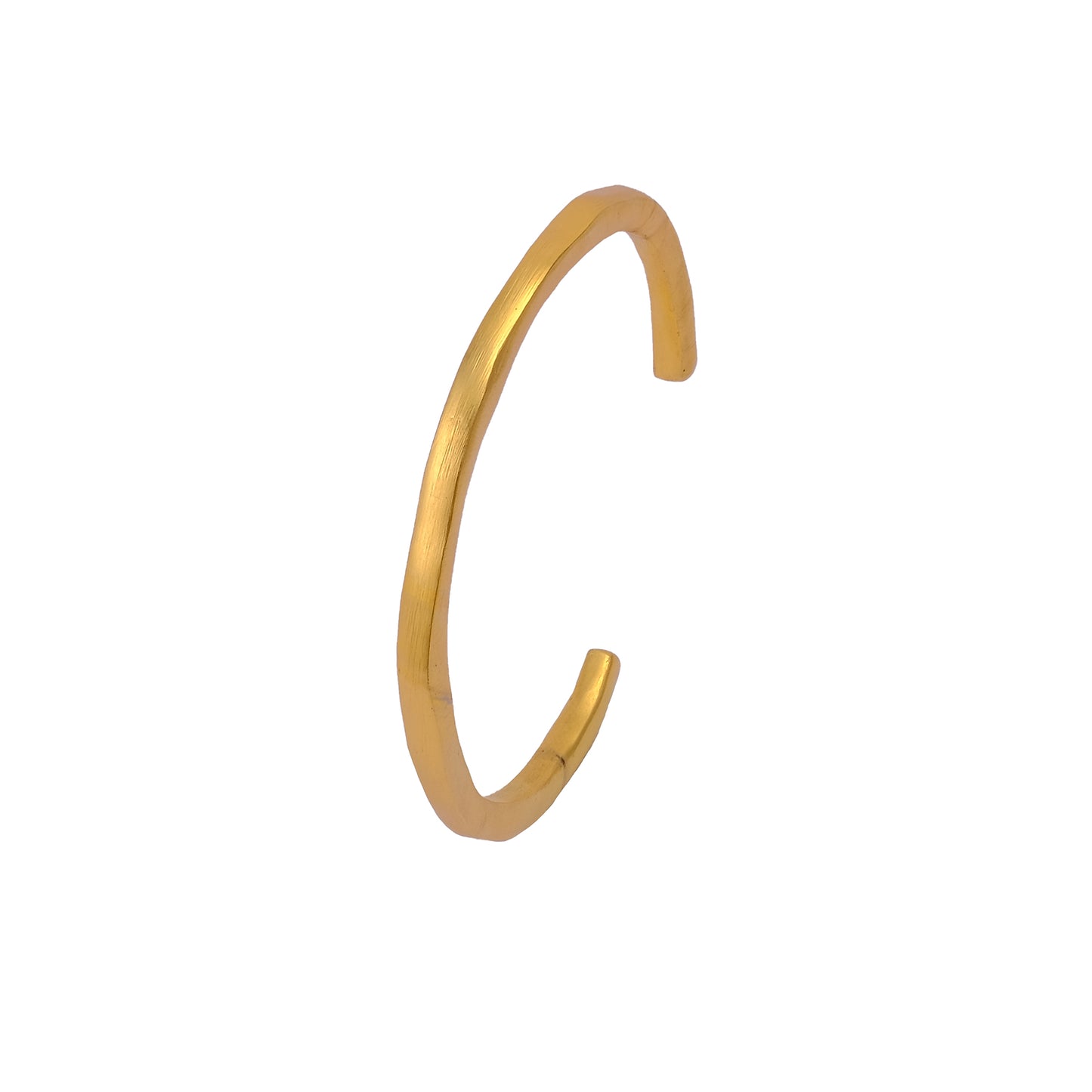 Raw Elegance Hammered Cuff