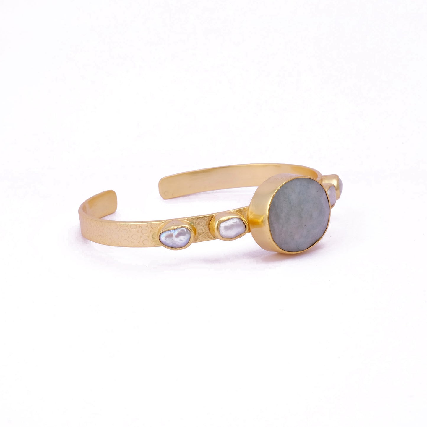 Celestial Moonstone Cuff