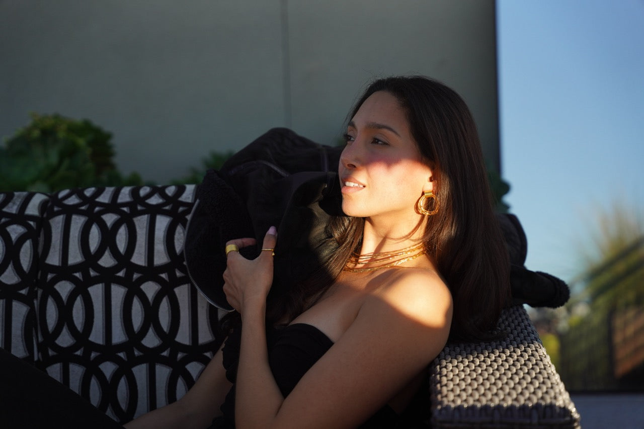 Brass Rounds Earrings