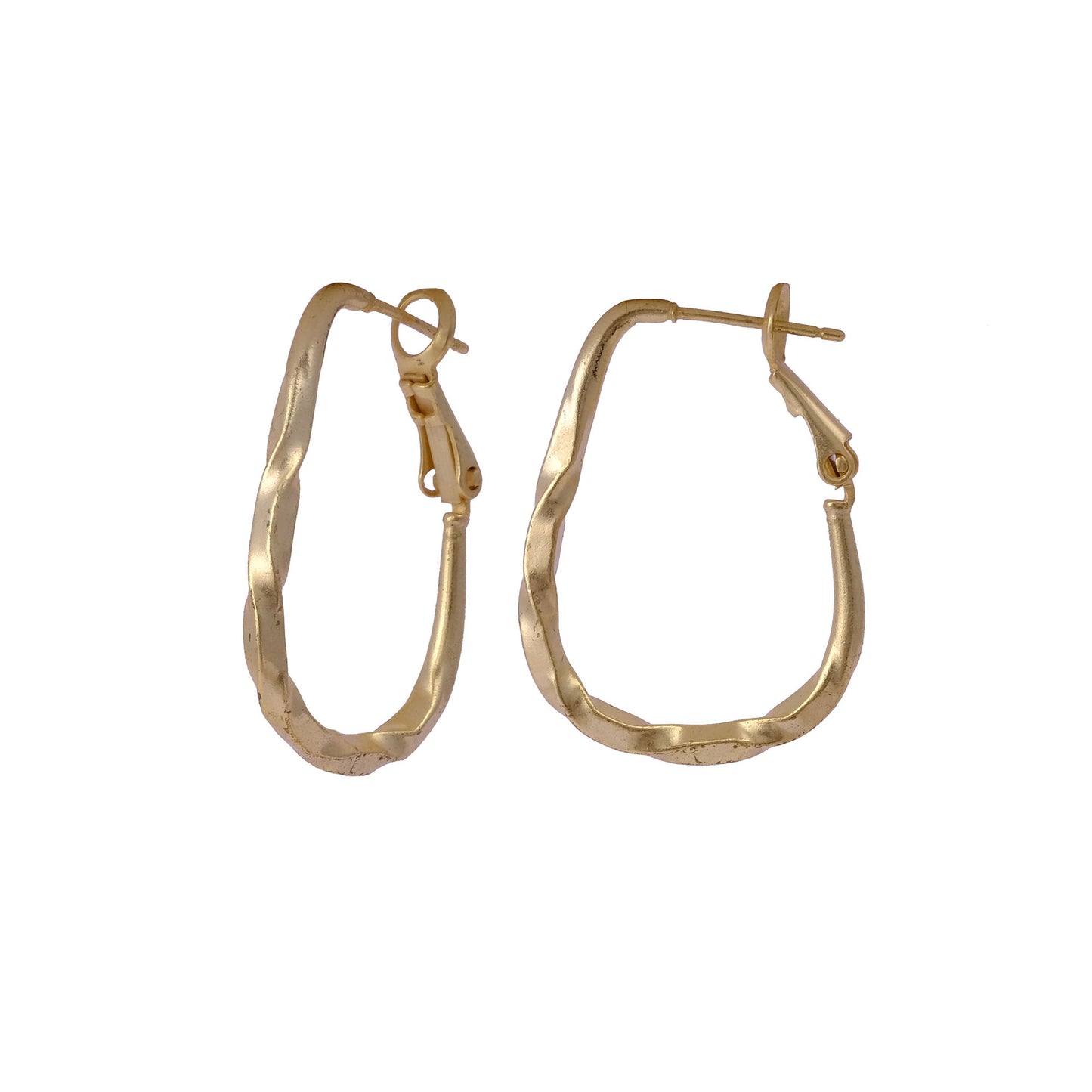 Textured Hoop Earrings