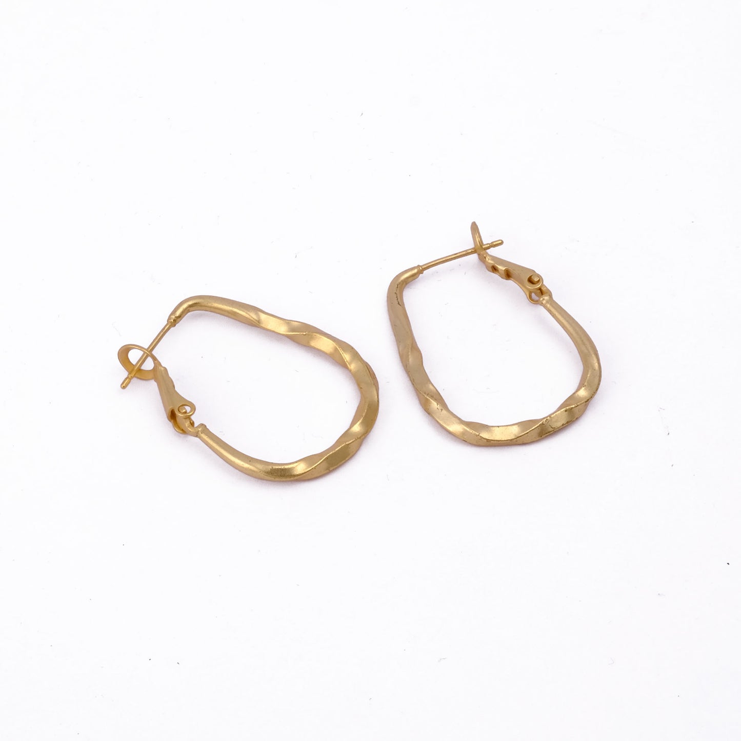Textured Hoop Earrings