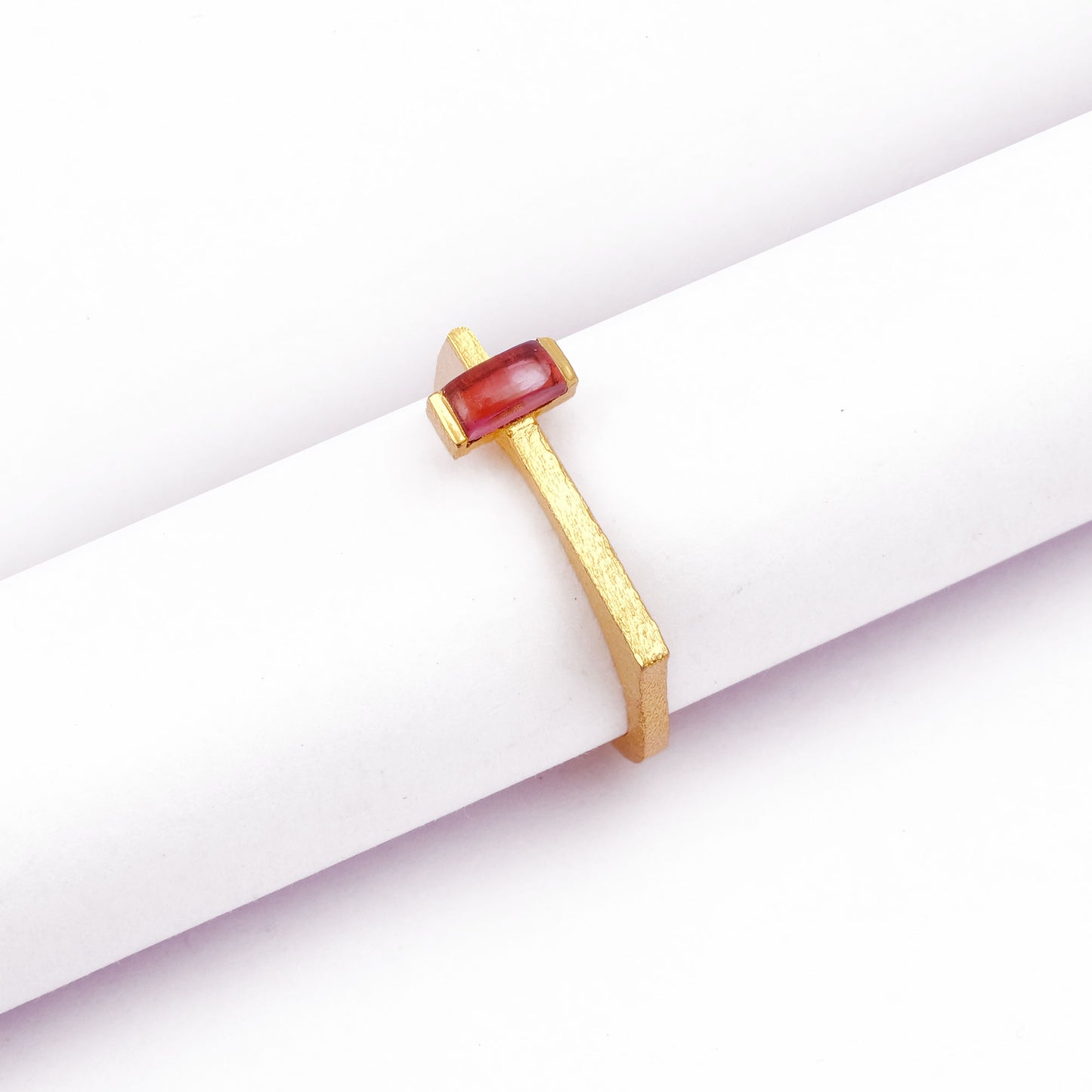 Crimson Axis Ring
