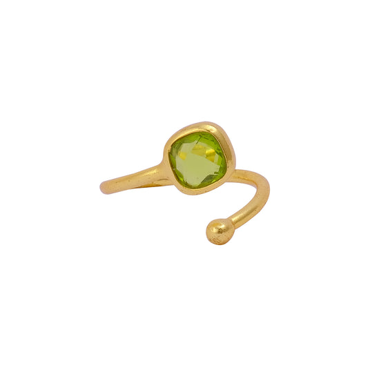 Peridot Open Wrap Ring