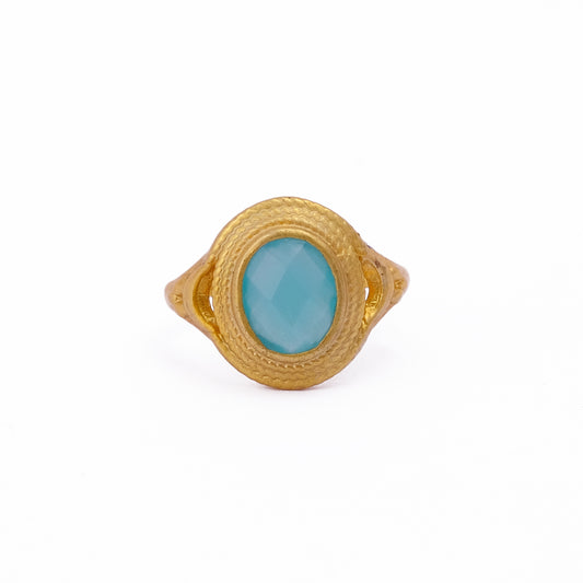 Turquoise Vintage Oval Ring