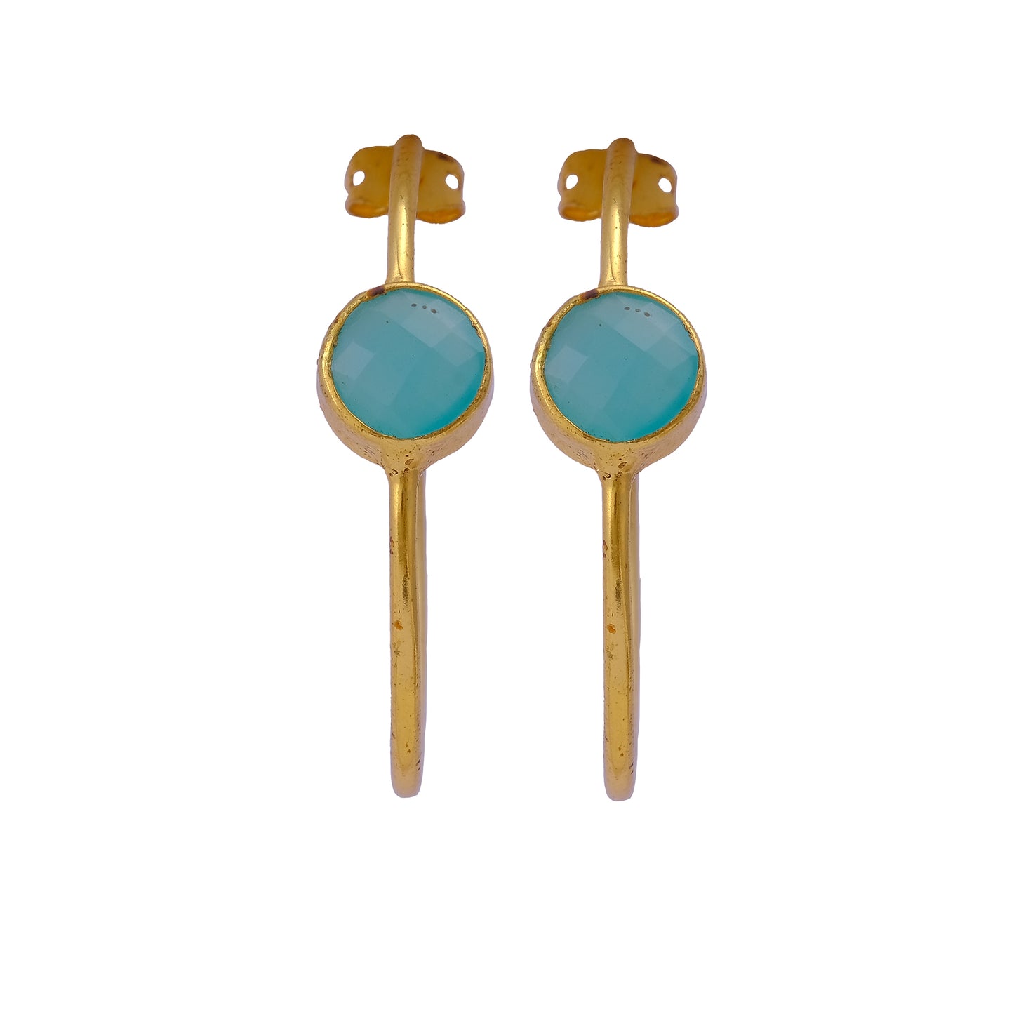 Blue stone hoops