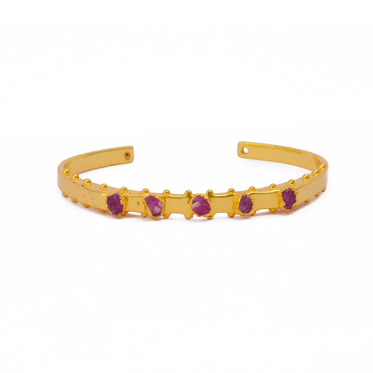 Mystic Rose Quartz Cuff