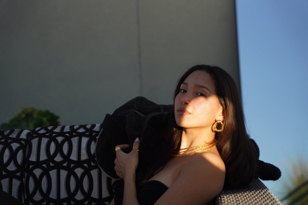 Brass Rounds Earrings