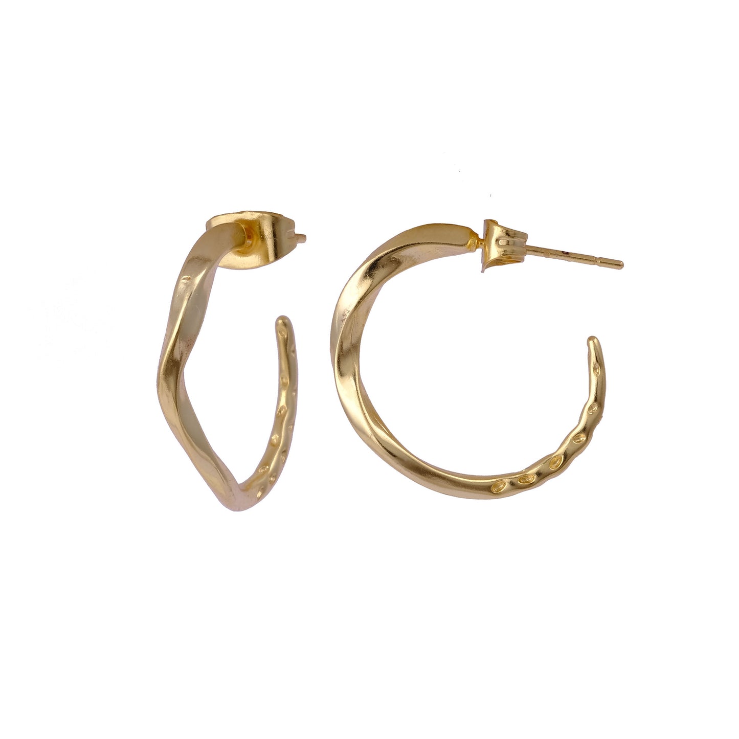 Minimalist Gold Hoops