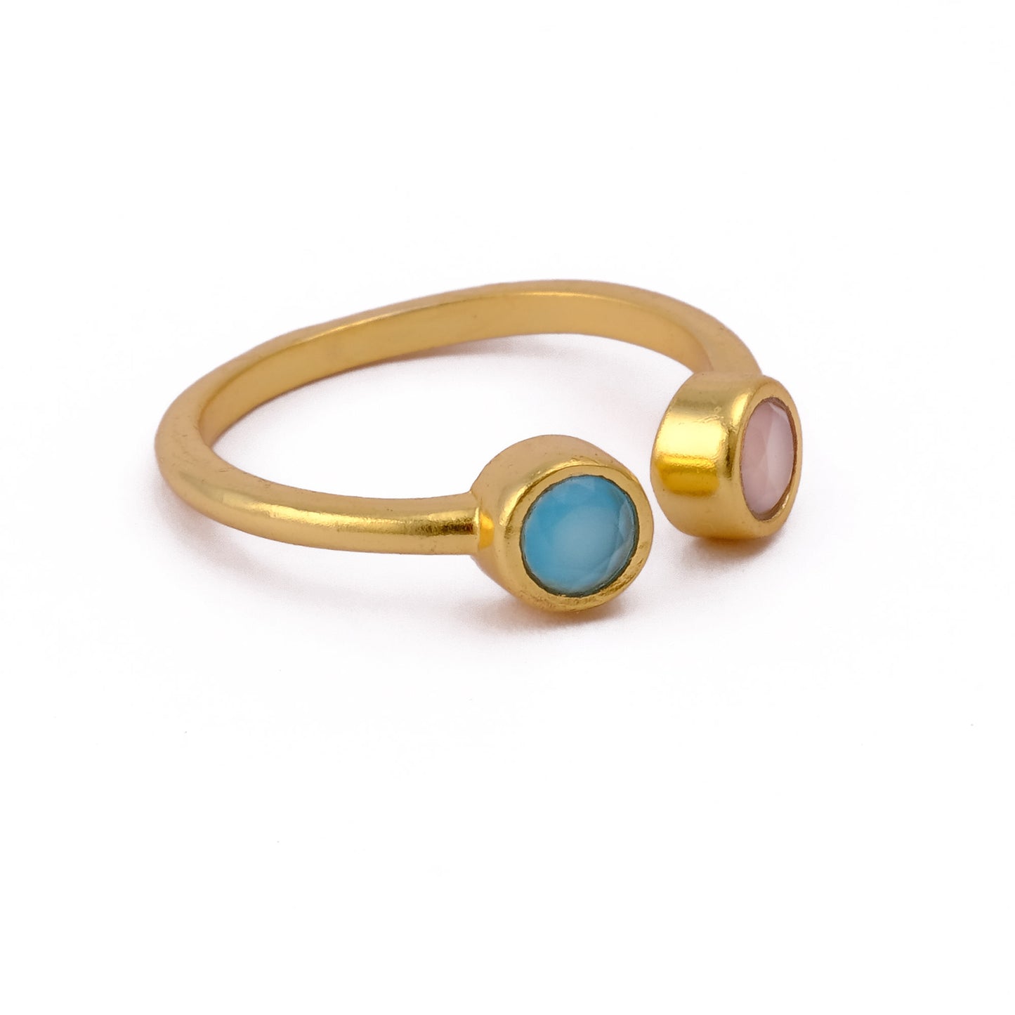 Two Dot Stone Ring