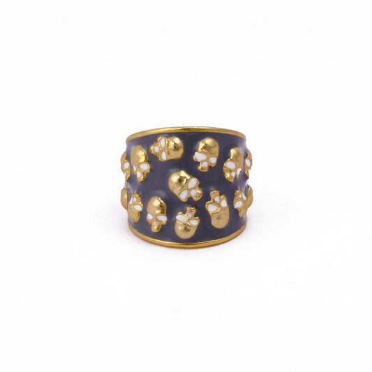 Black Skull Majesty Ring