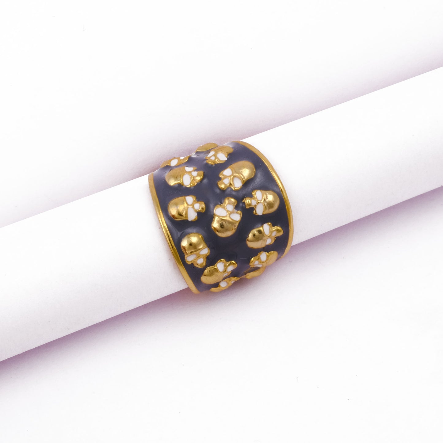 Black Skull Majesty Ring